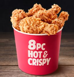 8 pc Hot & Crispy Chicken