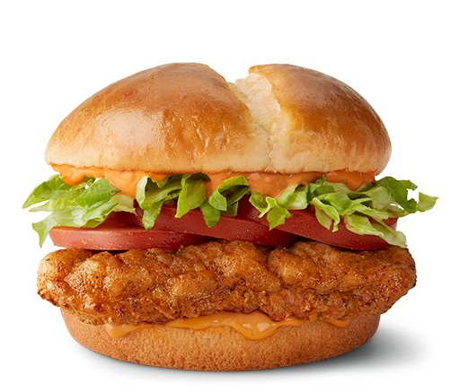 Mcdonald's Chicken & Sandwiches Menu