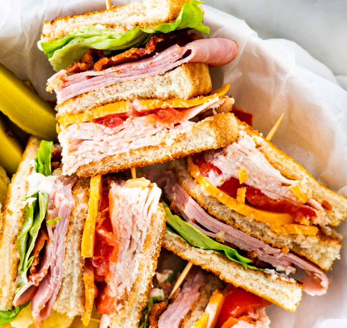 Giant Club Sandwiches