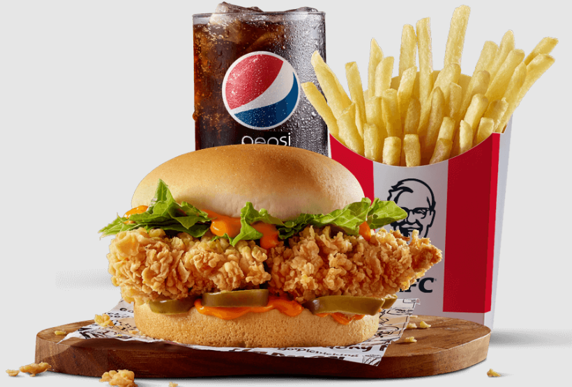 KFC Beverages New Price