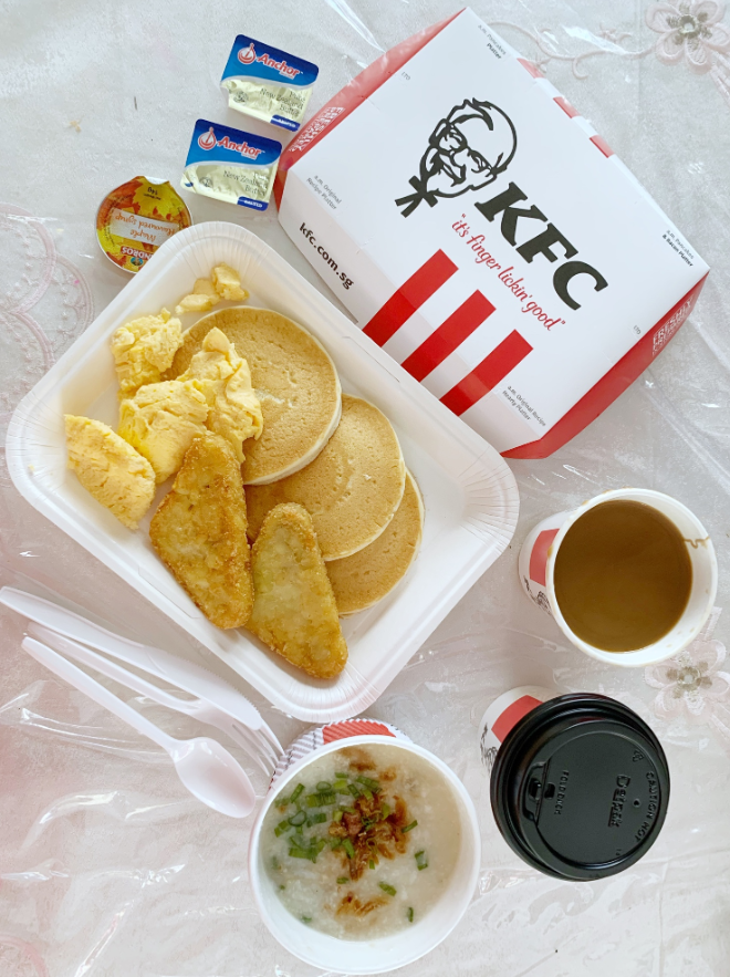 KFC Breakfast Meals Menu