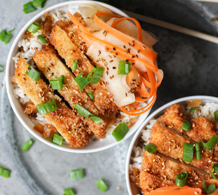  Rice Bowl with Fried Chicken